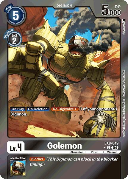 Golemon [EX8-049] (Limited Foil) [Chain of Liberation] | Shuffle n Cut Hobbies & Games