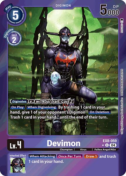 Devimon [EX8-059] (Limited Foil) [Chain of Liberation] | Shuffle n Cut Hobbies & Games