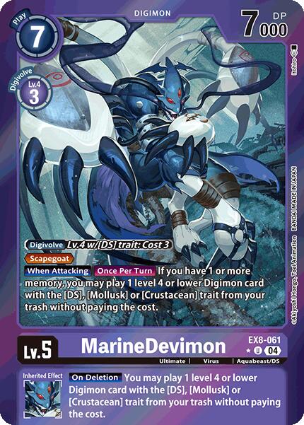 MarineDevimon [EX8-061] (Limited Foil) [Chain of Liberation] | Shuffle n Cut Hobbies & Games