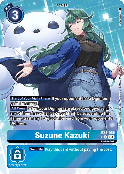 Suzune Kazuki [EX8-066] (Alternate Art) [Chain of Liberation] | Shuffle n Cut Hobbies & Games