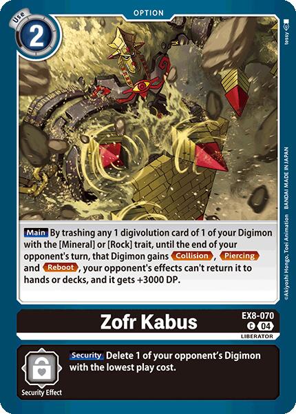 Zofr Kabus [EX8-070] [Chain of Liberation] | Shuffle n Cut Hobbies & Games