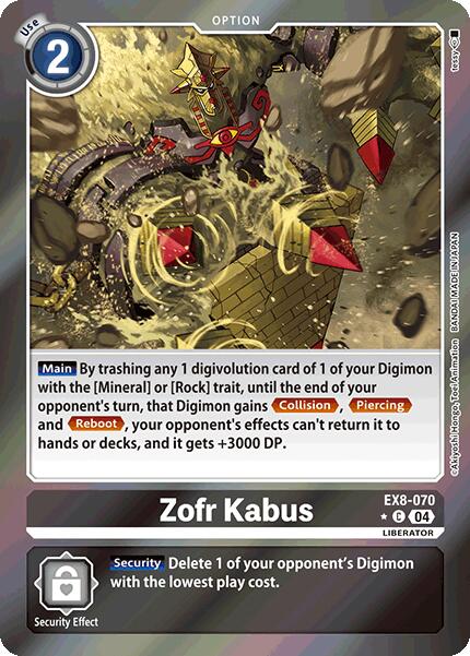 Zofr Kabus [EX8-070] (Limited Foil) [Chain of Liberation] | Shuffle n Cut Hobbies & Games