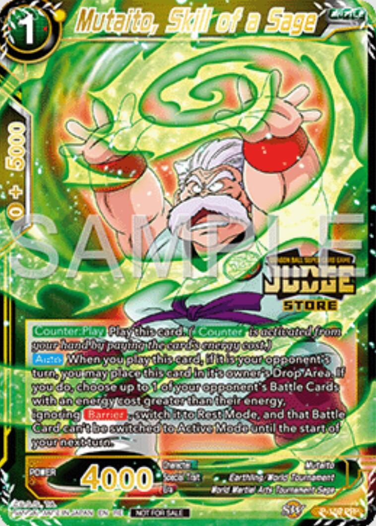 Mutaito, Skill of a Sage (Judge Pack Vol.16) (Store) (P-159) [Judge Promotion Cards] | Shuffle n Cut Hobbies & Games