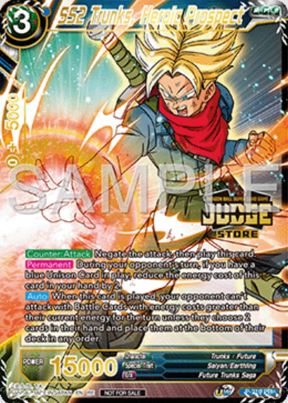 SS2 Trunks, Heroic Prospect (Judge Pack Vol.16) (Store) (P-219) [Judge Promotion Cards] | Shuffle n Cut Hobbies & Games