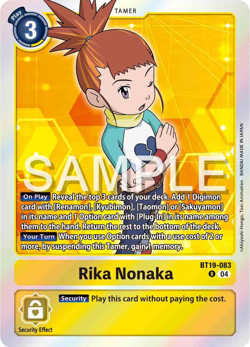 Rika Nonaka [BT19-083] [Release Special Booster Ver.2.0] | Shuffle n Cut Hobbies & Games