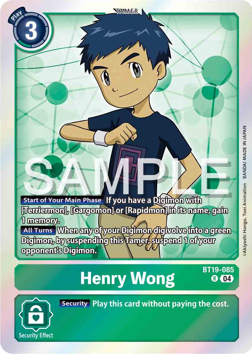 Henry Wong [BT19-085] [Release Special Booster Ver.2.0] | Shuffle n Cut Hobbies & Games