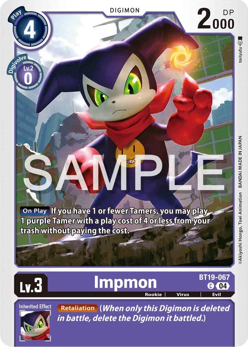 Impmon [BT19-067] [Release Special Booster 2.0] | Shuffle n Cut Hobbies & Games