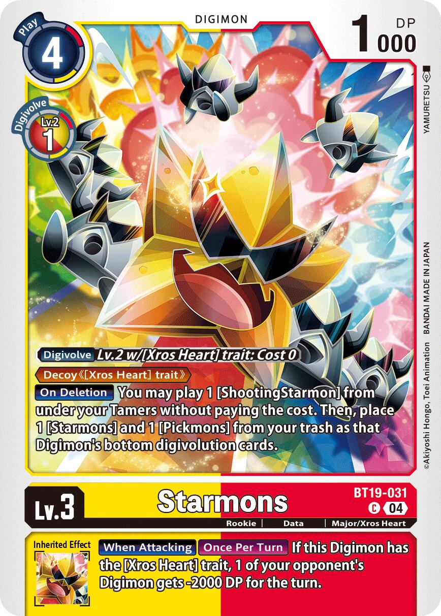 Starmons [BT19-031] [Release Special Booster Ver.2.5] | Shuffle n Cut Hobbies & Games