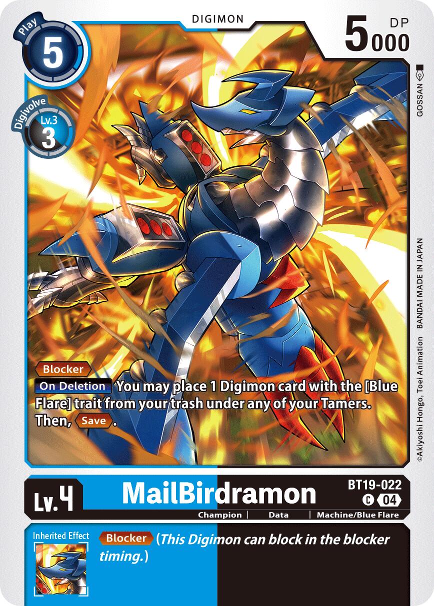 MailBirdramon [BT19-022] [Release Special Booster Ver.2.5] | Shuffle n Cut Hobbies & Games