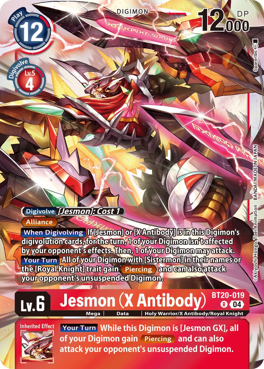 Jesmon [BT20-019] (X Antibody) [Release Special Booster Ver.2.5] | Shuffle n Cut Hobbies & Games