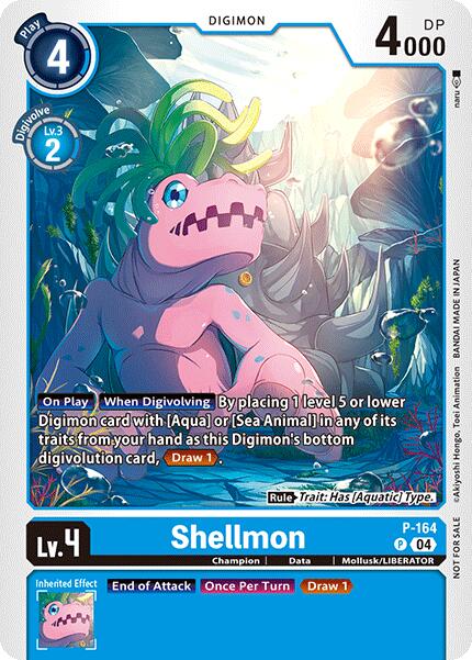 Shellmon [P-164] (Store Tournament 2025 Vo.1 Participation Pack) [Promotional Cards] | Shuffle n Cut Hobbies & Games