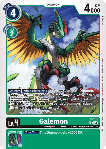 Galemon [P-166] (Store Tournament 2025 Vo.1 Participation Pack) [Promotional Cards] | Shuffle n Cut Hobbies & Games