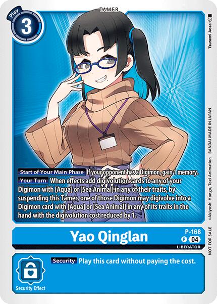 Yao Qinglan [P-168] (Store Tournament 2025 Vo.1 Participation Pack) [Promotional Cards] | Shuffle n Cut Hobbies & Games