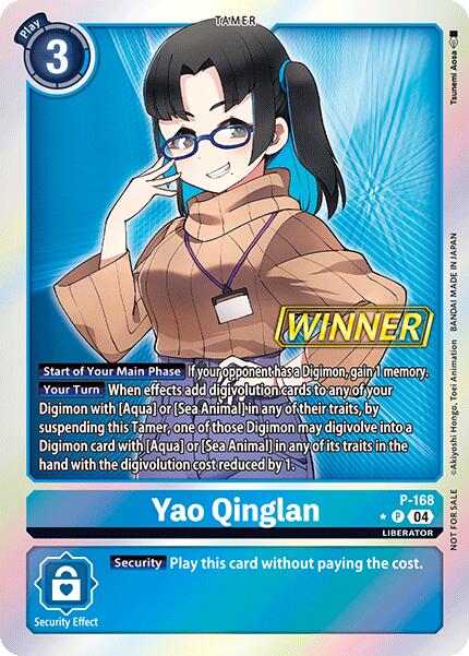 Yao Qinglan [P-168] (Store Tournament 2025 Vo.1 Winner Pack) [Promotional Cards] | Shuffle n Cut Hobbies & Games