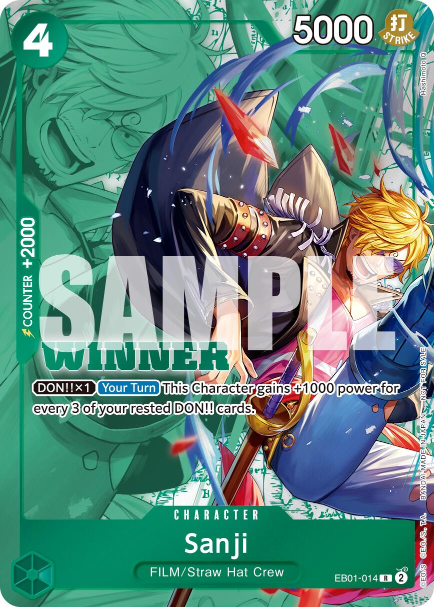 Sanji (Winner Pack 2025 Vol. 1) [One Piece Promotion Cards] | Shuffle n Cut Hobbies & Games