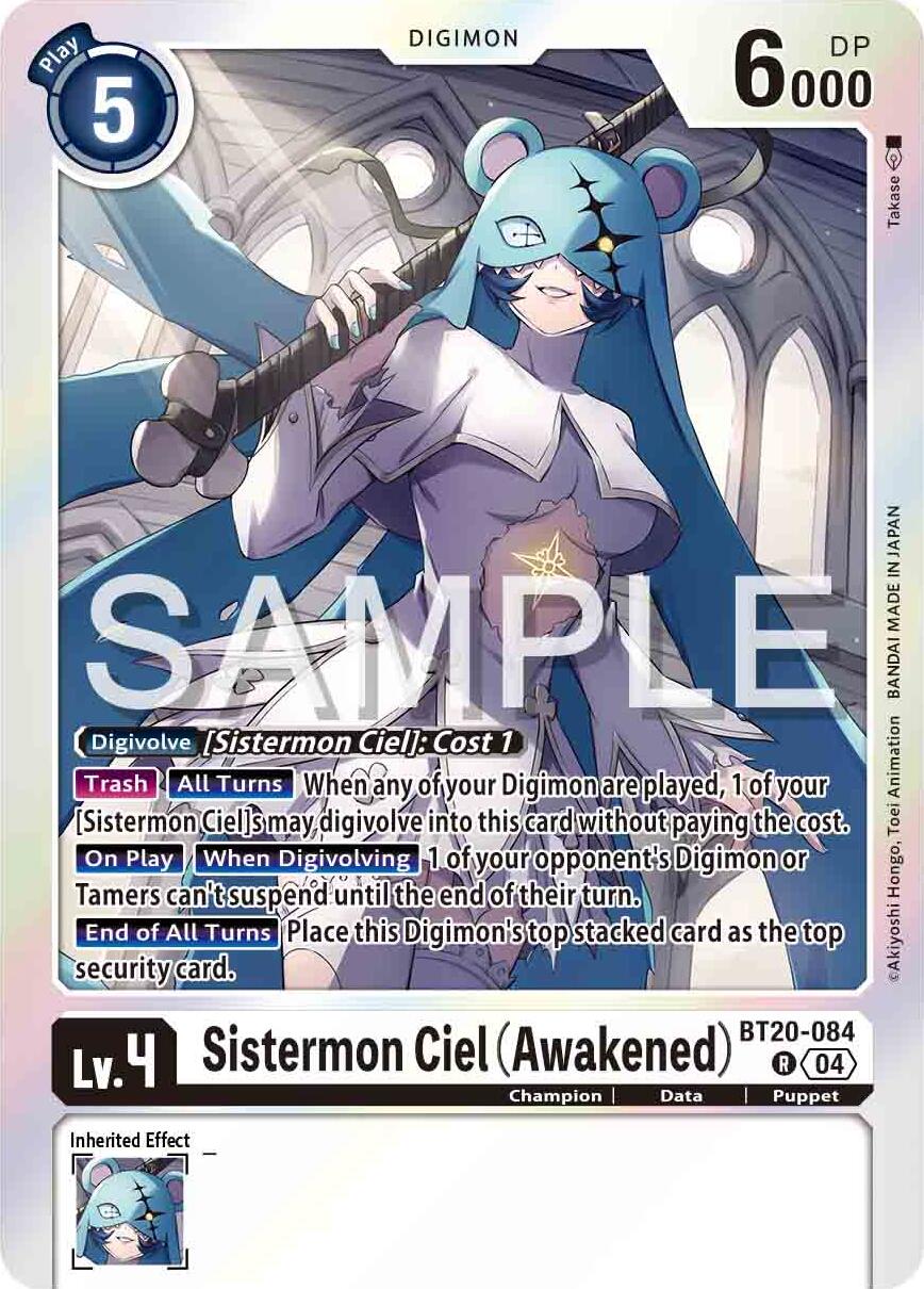 Sistermon Ciel [BT20-084] (Awakened) [Release Special Booster 2.0] | Shuffle n Cut Hobbies & Games