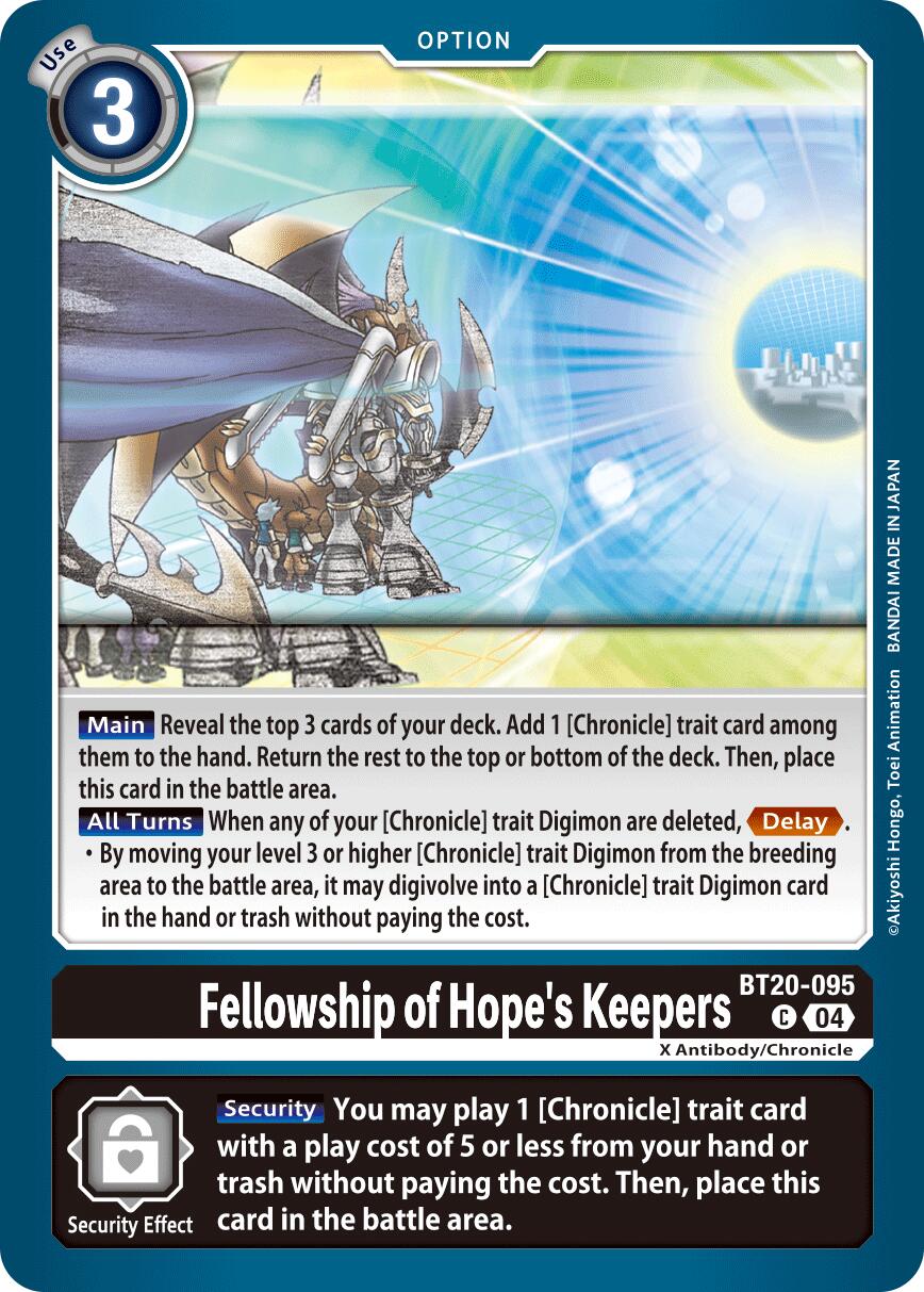 Fellowship of Hope's Keepers [BT20-095] [Release Special Booster Ver.2.5] | Shuffle n Cut Hobbies & Games