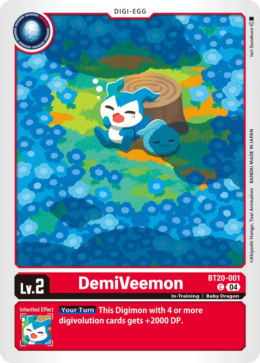 DemiVeemon [BT20-001] [Release Special Booster Ver.2.5] | Shuffle n Cut Hobbies & Games