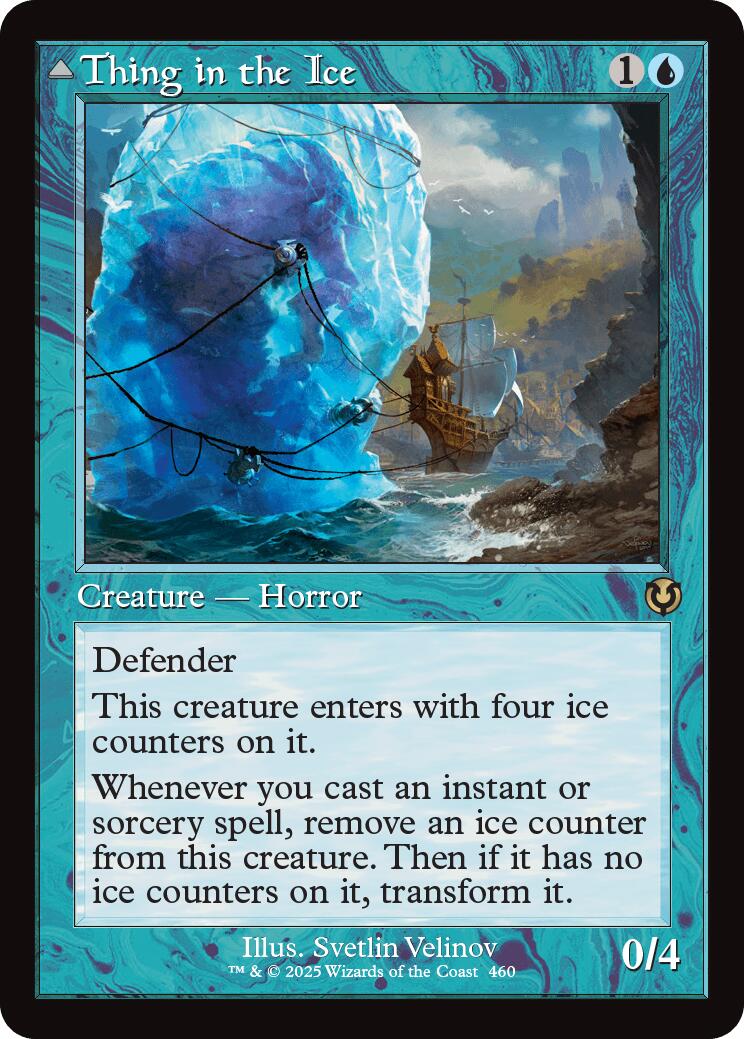 Thing in the Ice // Awoken Horror (Retro Frame) [Innistrad Remastered] | Shuffle n Cut Hobbies & Games