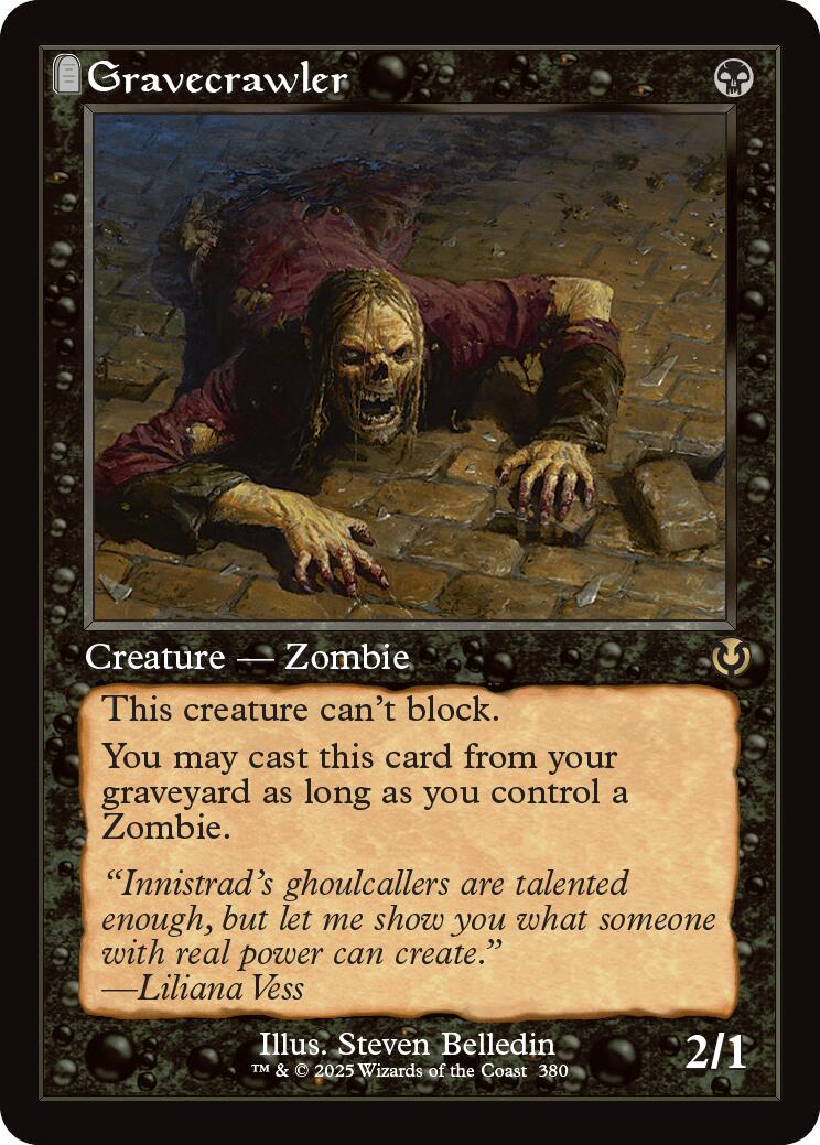 Gravecrawler (Retro Frame) [Innistrad Remastered] | Shuffle n Cut Hobbies & Games