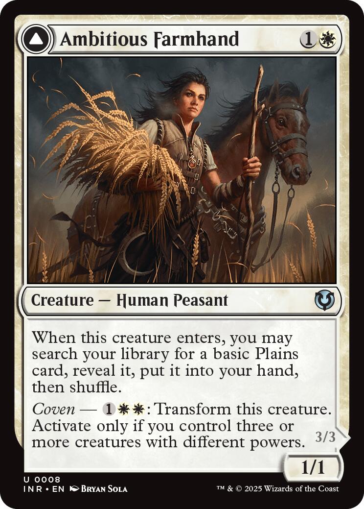 Ambitious Farmhand // Seasoned Cathar [Innistrad Remastered] | Shuffle n Cut Hobbies & Games