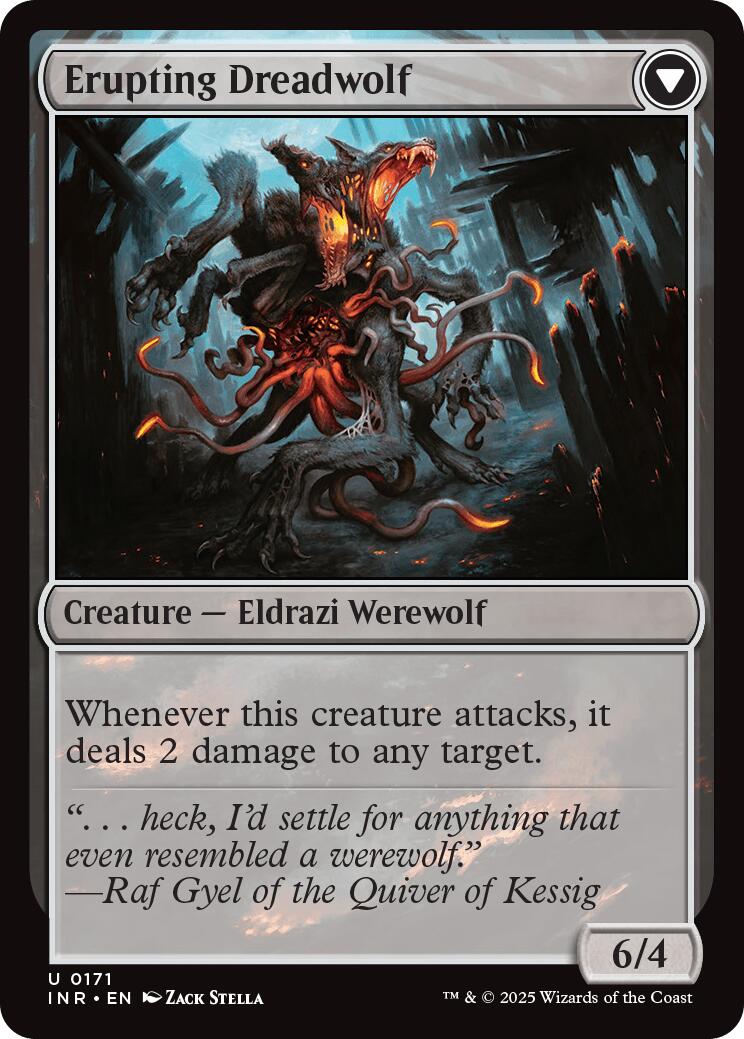 Smoldering Werewolf // Erupting Dreadwolf [Innistrad Remastered] | Shuffle n Cut Hobbies & Games