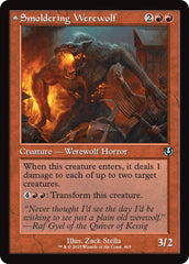 Smoldering Werewolf // Erupting Dreadwolf (Retro Frame) [Innistrad Remastered] | Shuffle n Cut Hobbies & Games