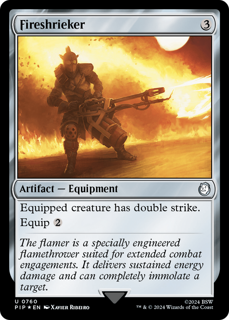 Fireshrieker (Surge Foil) [Fallout] | Shuffle n Cut Hobbies & Games