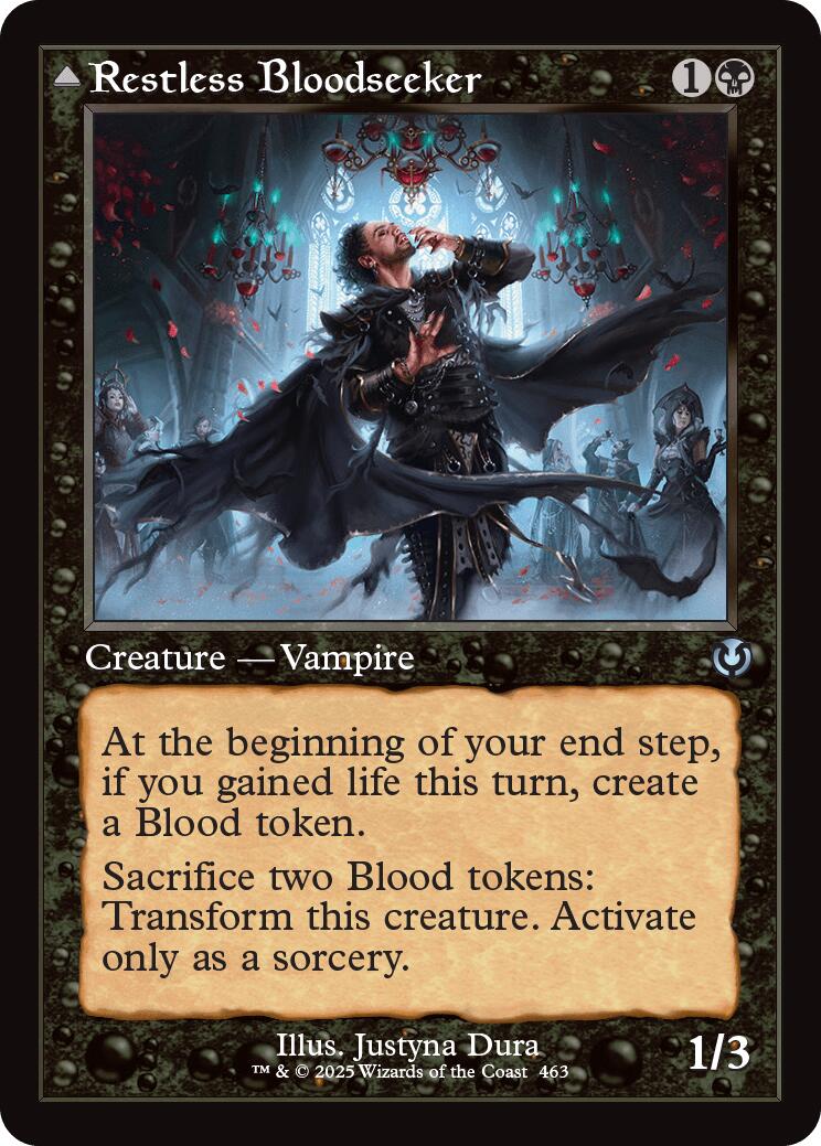 Restless Bloodseeker // Bloodsoaked Reveler (Retro Frame) [Innistrad Remastered] | Shuffle n Cut Hobbies & Games