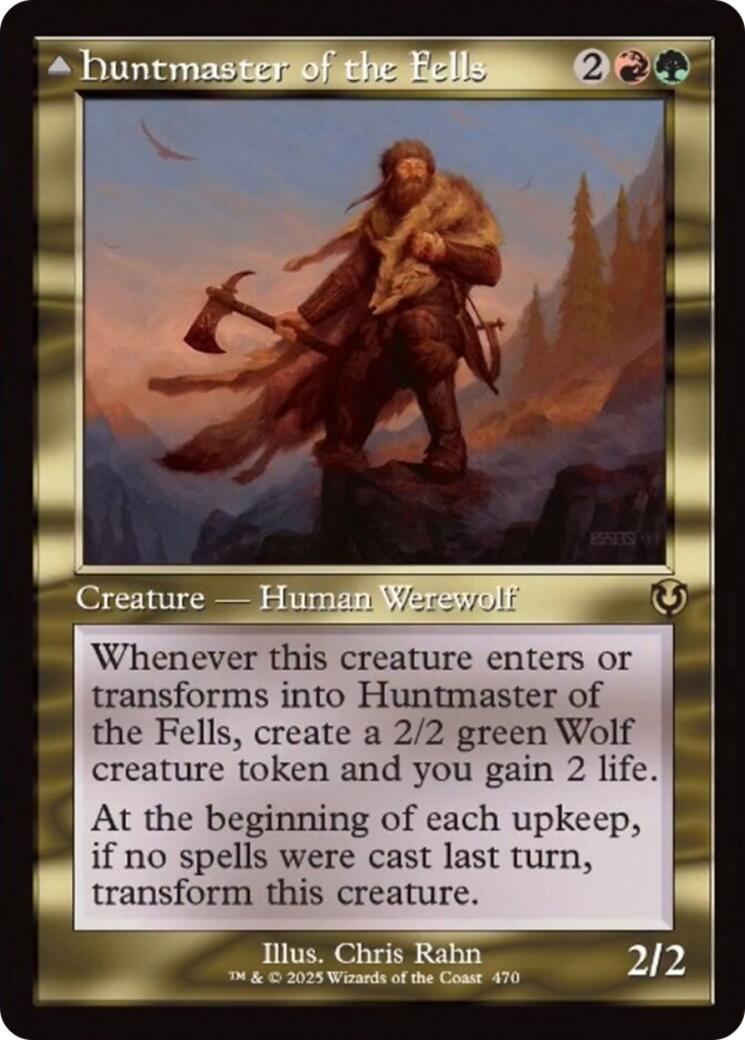 Huntmaster of the Fells // Ravager of the Fells (Retro Frame) [Innistrad Remastered] | Shuffle n Cut Hobbies & Games