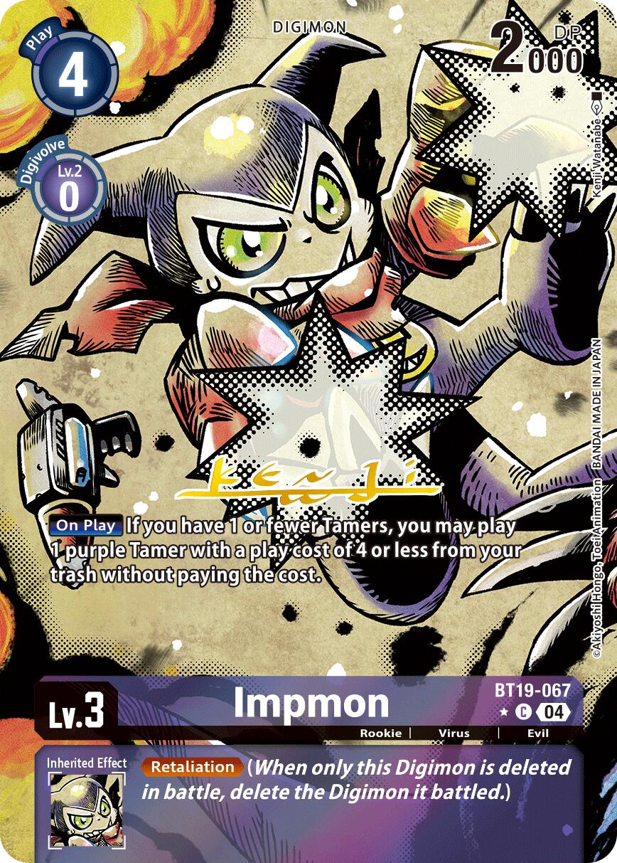 Impmon [BT19-067] (Alternate Art) [Release Special Booster Ver.2.5] | Shuffle n Cut Hobbies & Games