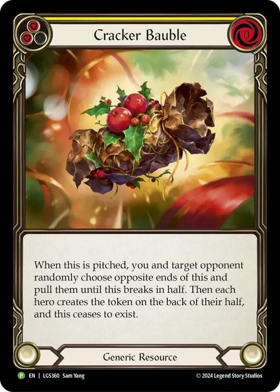 Cracker Bauble // Courage and Frailty [LGS360-FUN018] (Promo) | Shuffle n Cut Hobbies & Games