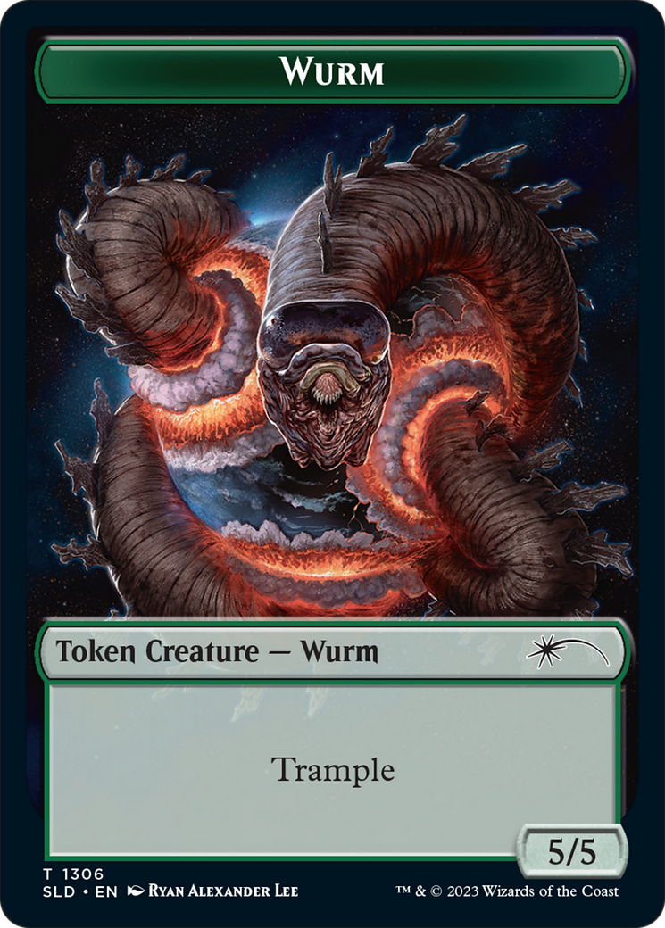 Wurm Token [Secret Lair Drop Series] | Shuffle n Cut Hobbies & Games