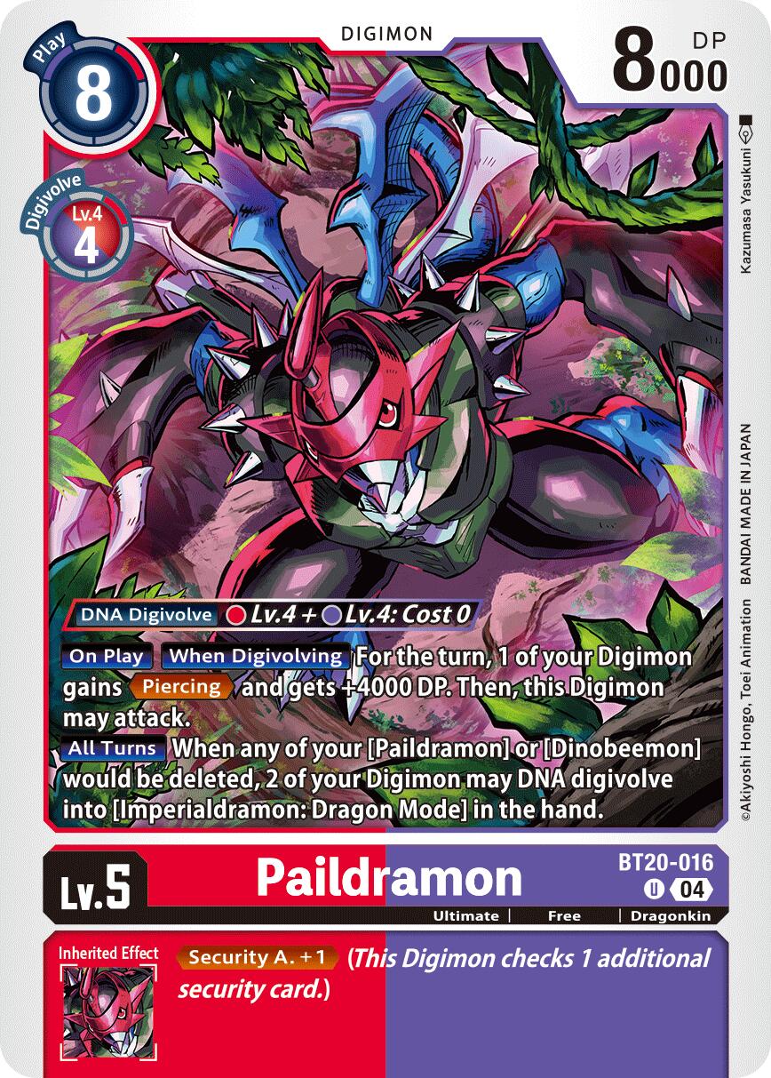 Paildramon [BT20-016] [Release Special Booster Ver.2.5] | Shuffle n Cut Hobbies & Games