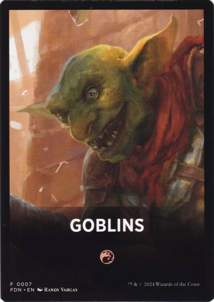 Goblins Theme Card [Foundations Tokens] | Shuffle n Cut Hobbies & Games