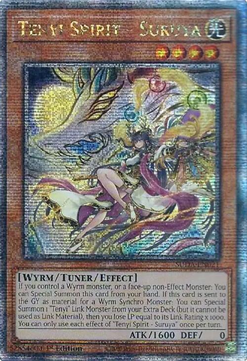 Tenyi Spirit - Suruya (Quarter Century Secret Rare) [SUDA-EN021] Quarter Century Secret Rare | Shuffle n Cut Hobbies & Games