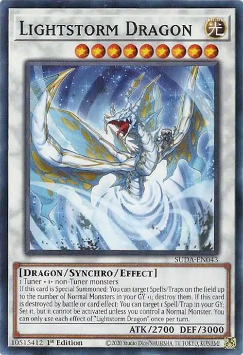 Lightstorm Dragon [SUDA-EN043] Common | Shuffle n Cut Hobbies & Games