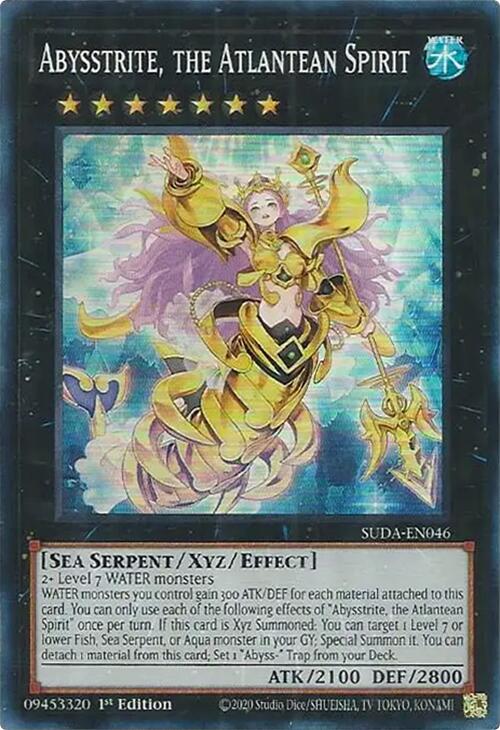 Abysstrite, the Atlantean Spirit [SUDA-EN046] Super Rare | Shuffle n Cut Hobbies & Games