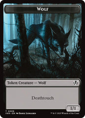 Wolf (0009) // Wolf (0018) Double-Sided Token [Innistrad Remastered Tokens] | Shuffle n Cut Hobbies & Games