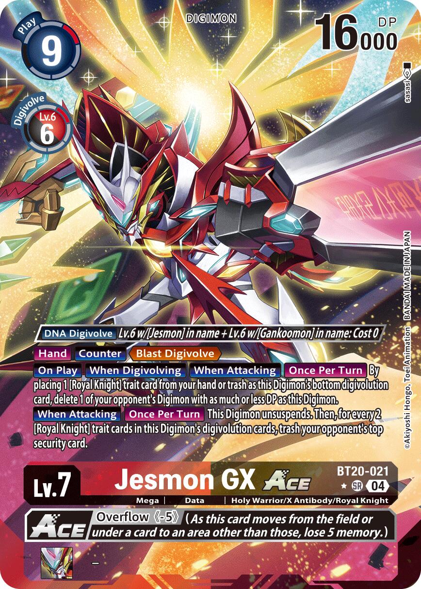 Jesmon GX ACE [BT20-021] (Alternate Art) [Release Special Booster Ver.2.5] | Shuffle n Cut Hobbies & Games