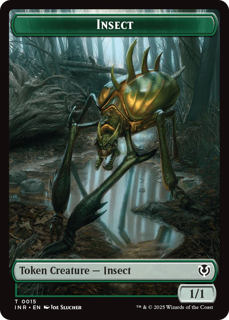 Insect // Spider Double-Sided Token [Innistrad Remastered Tokens] | Shuffle n Cut Hobbies & Games