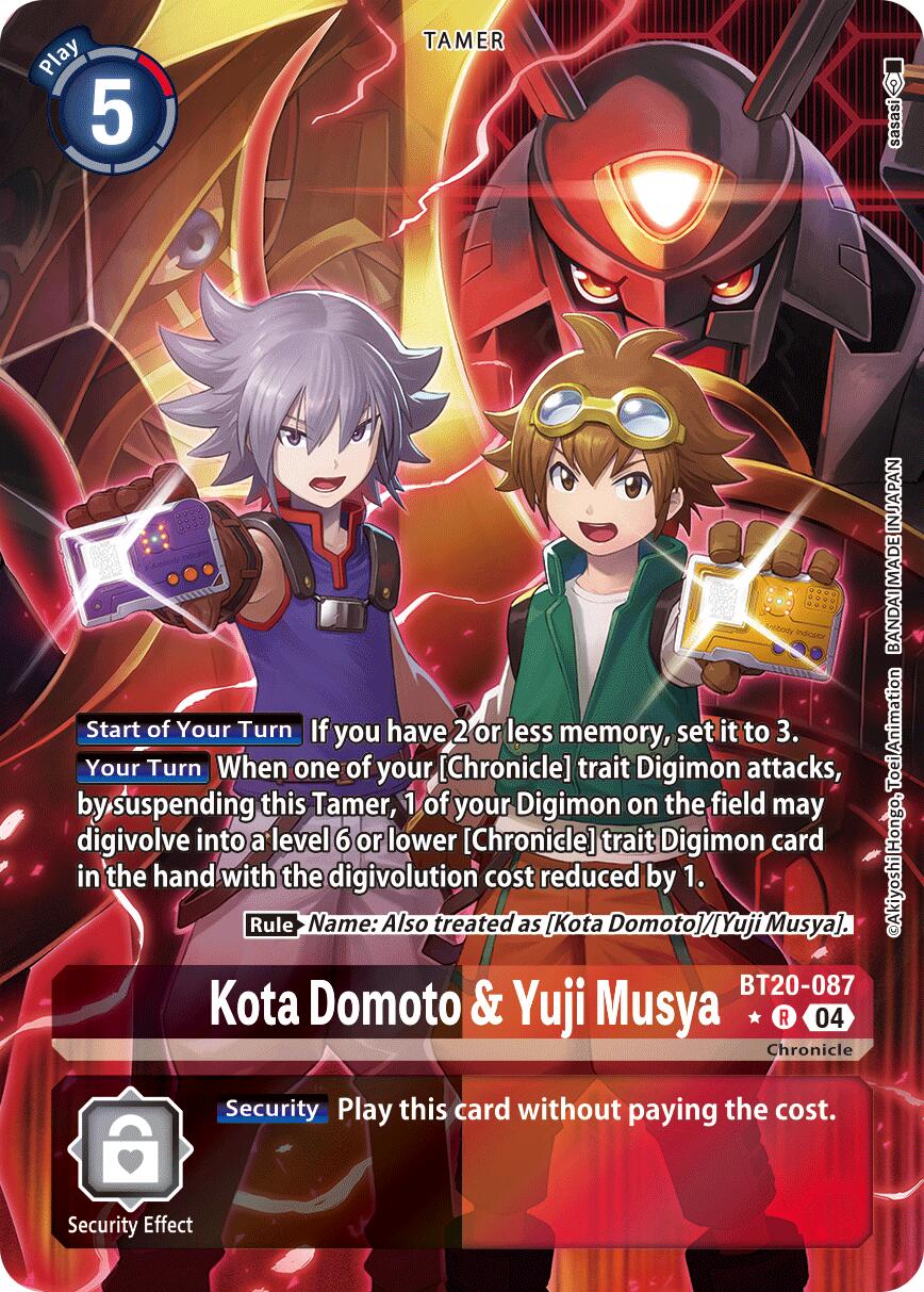 Kota Domoto & Yuji Musya [BT20-087] (Alternate Art) [Release Special Booster Ver.2.5] | Shuffle n Cut Hobbies & Games