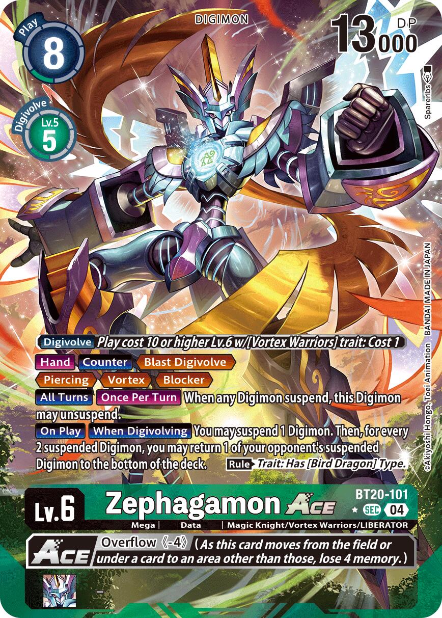 Zephagamon ACE [BT20-101] (Alternate Art) [Release Special Booster Ver.2.5] | Shuffle n Cut Hobbies & Games