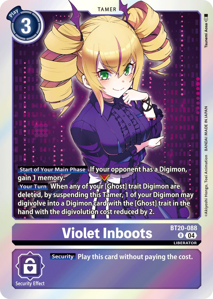 Violet Inboots [BT20-088] - BT20-088 [Release Special Booster Ver.2.5] | Shuffle n Cut Hobbies & Games