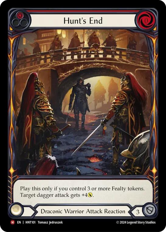 Hunt's End (Extended Art) [HNT101] (The Hunted)  Rainbow Foil | Shuffle n Cut Hobbies & Games