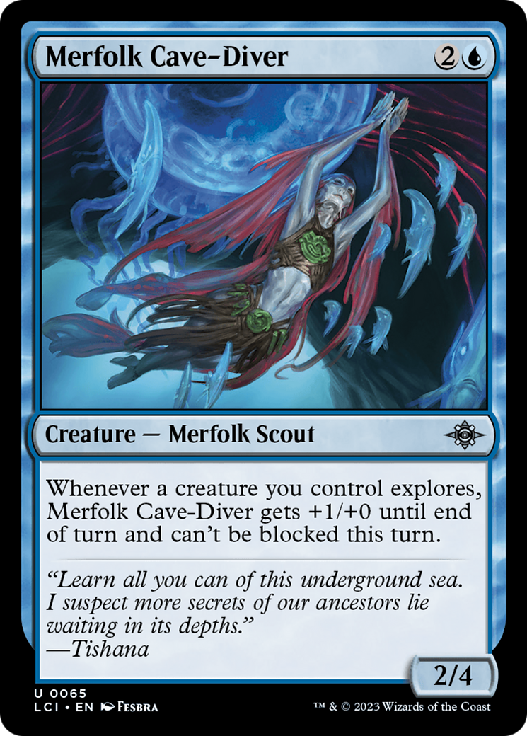 Merfolk Cave-Diver [The Lost Caverns of Ixalan] | Shuffle n Cut Hobbies & Games