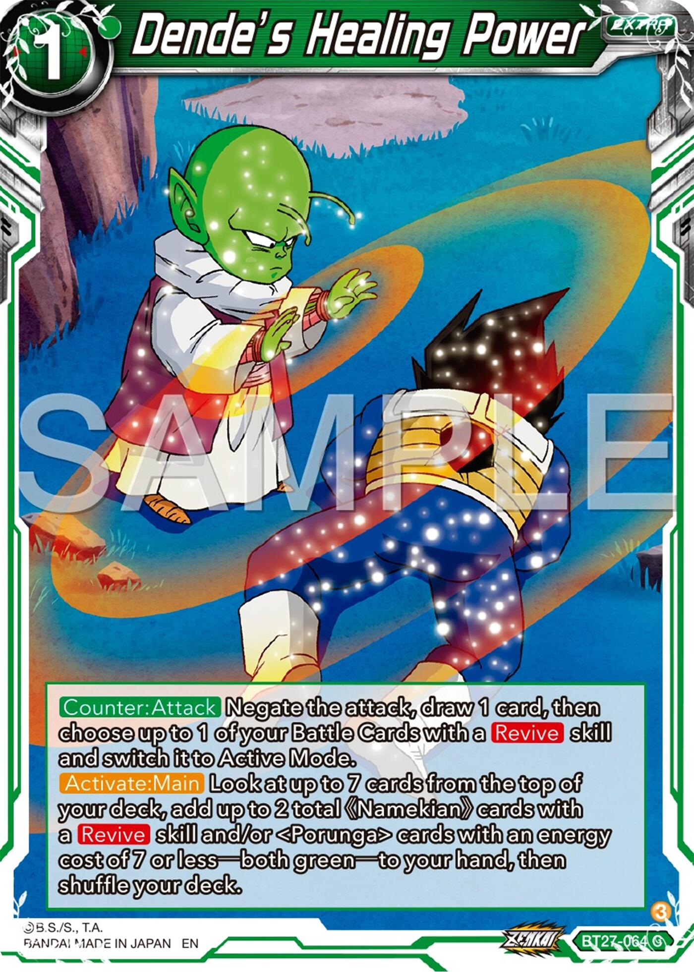 Dende's Healing Power (BT27-064) [History of Z] | Shuffle n Cut Hobbies & Games