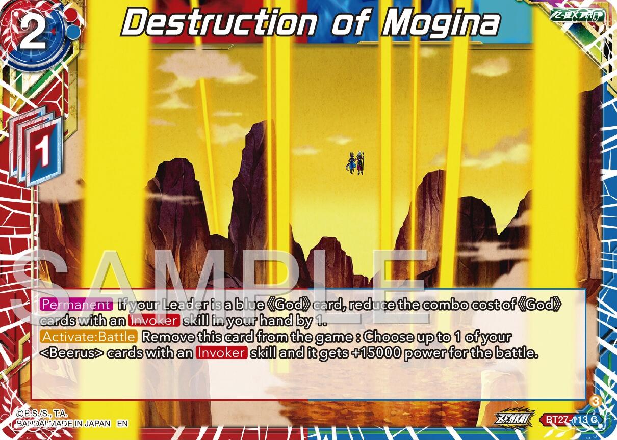 Destruction of Mogina (BT27-113) [History of Z] | Shuffle n Cut Hobbies & Games