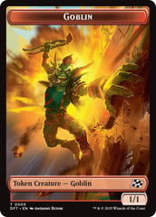 Goblin // Thopter (0010) Double-Sided Token [Aetherdrift Tokens] | Shuffle n Cut Hobbies & Games