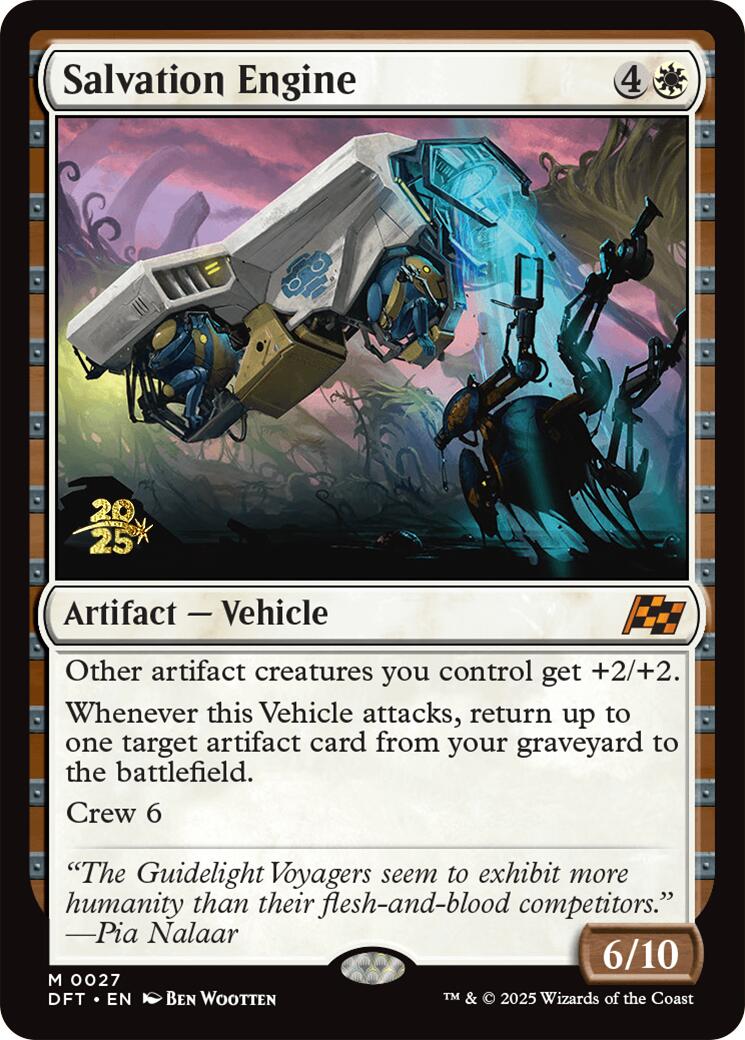 Salvation Engine [Aetherdrift Prerelease Promos] | Shuffle n Cut Hobbies & Games